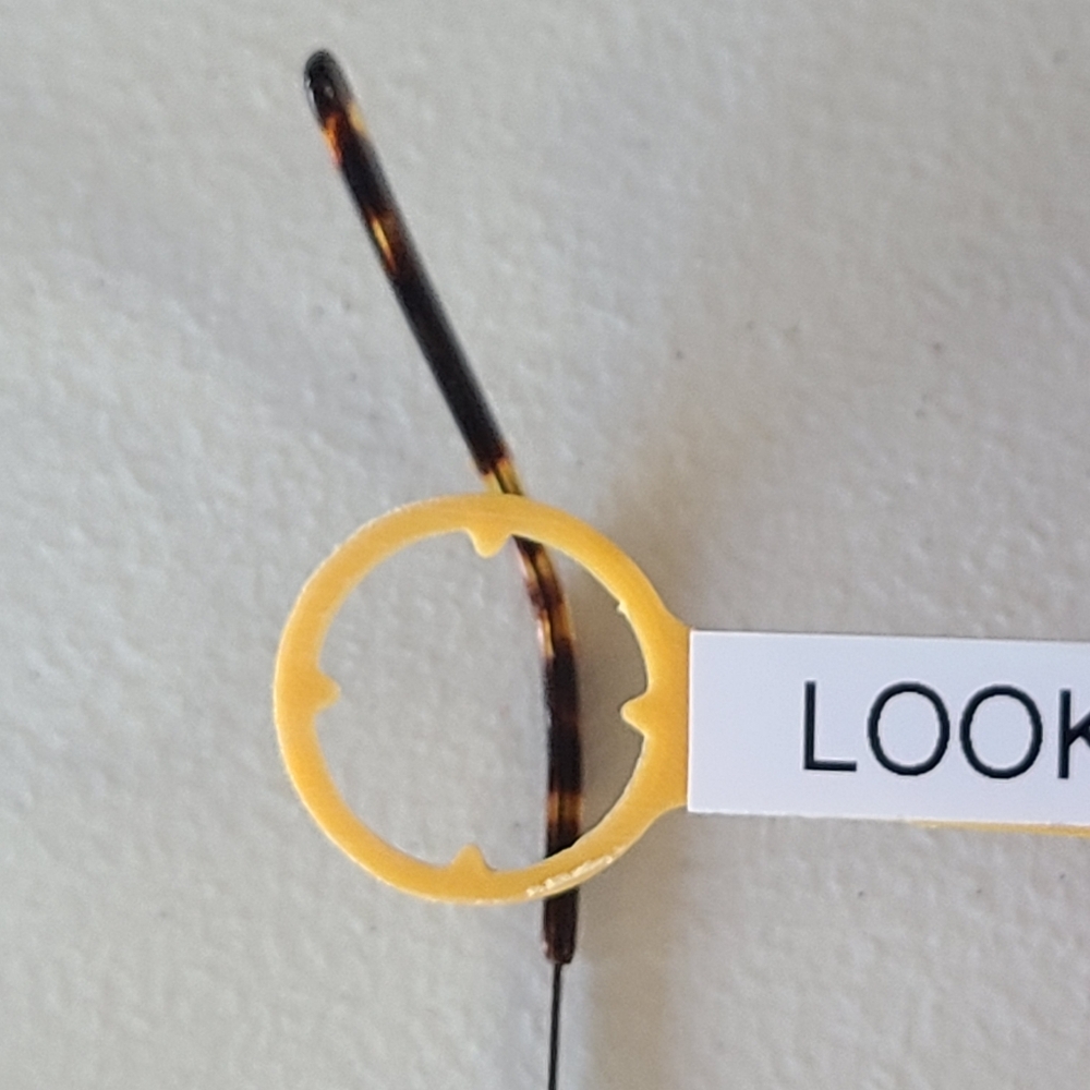 Zenni Eyeglass Frames Brown Rectangle Full Metal Rim with Case Size 51-16-135 - Picture 12 of 12